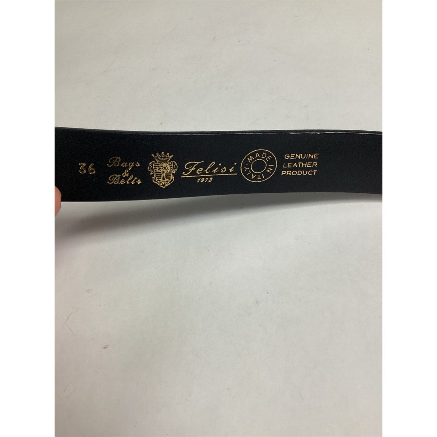 Felisi Bags & Belts Genuine Leather Belt - Made In Italy 23/13 - Size 36 Damaged