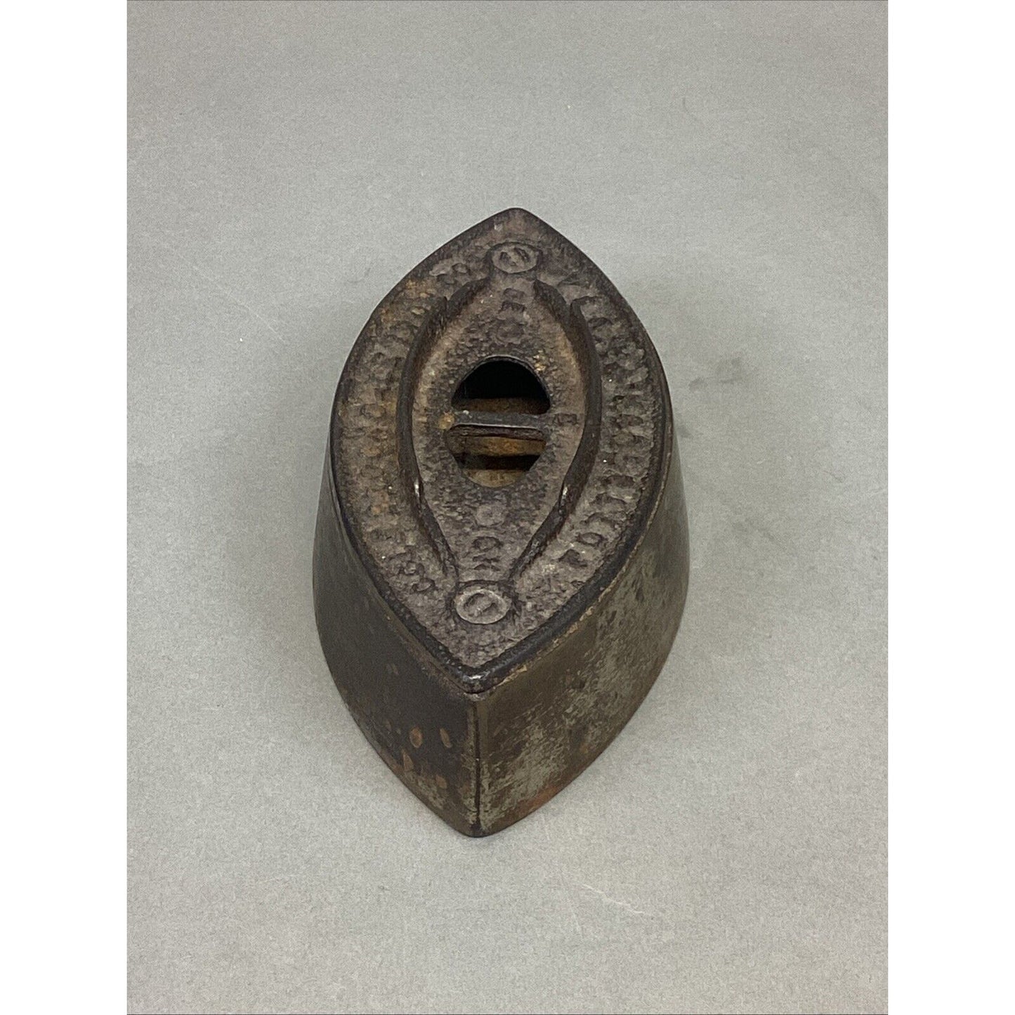 Vintage Cole Brookdale Iron Co Cast Iron Sad Iron Pottstown Pa Made In USA