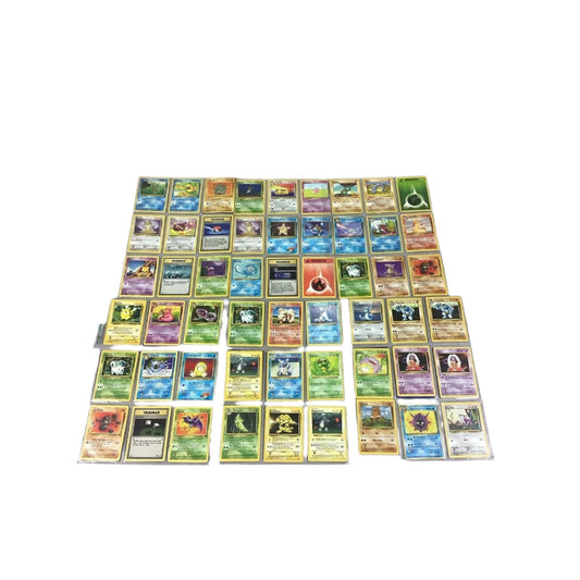 Lot Of 105 Collectible Pokémon Cards & 1 Sheet of Pokémon Stickers