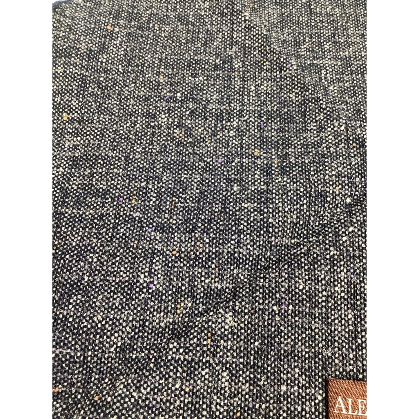 Alexander Olch New York Navy Blue Classic Pocket Square Handkerchief