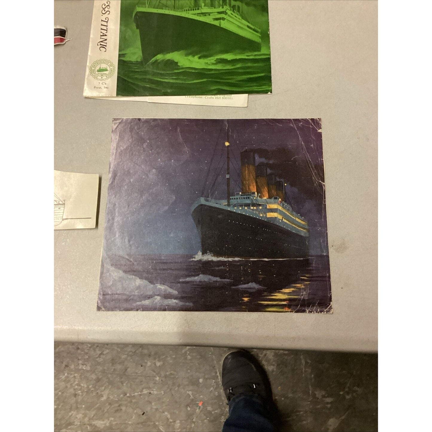 Lot Of 15 Titanic Memorabilia Including A Small Notepad