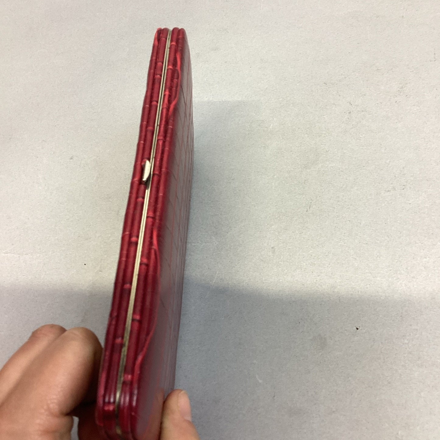 Vintage Women’s Red Alligator Skin Wallet (Cash/Coins/Cards)