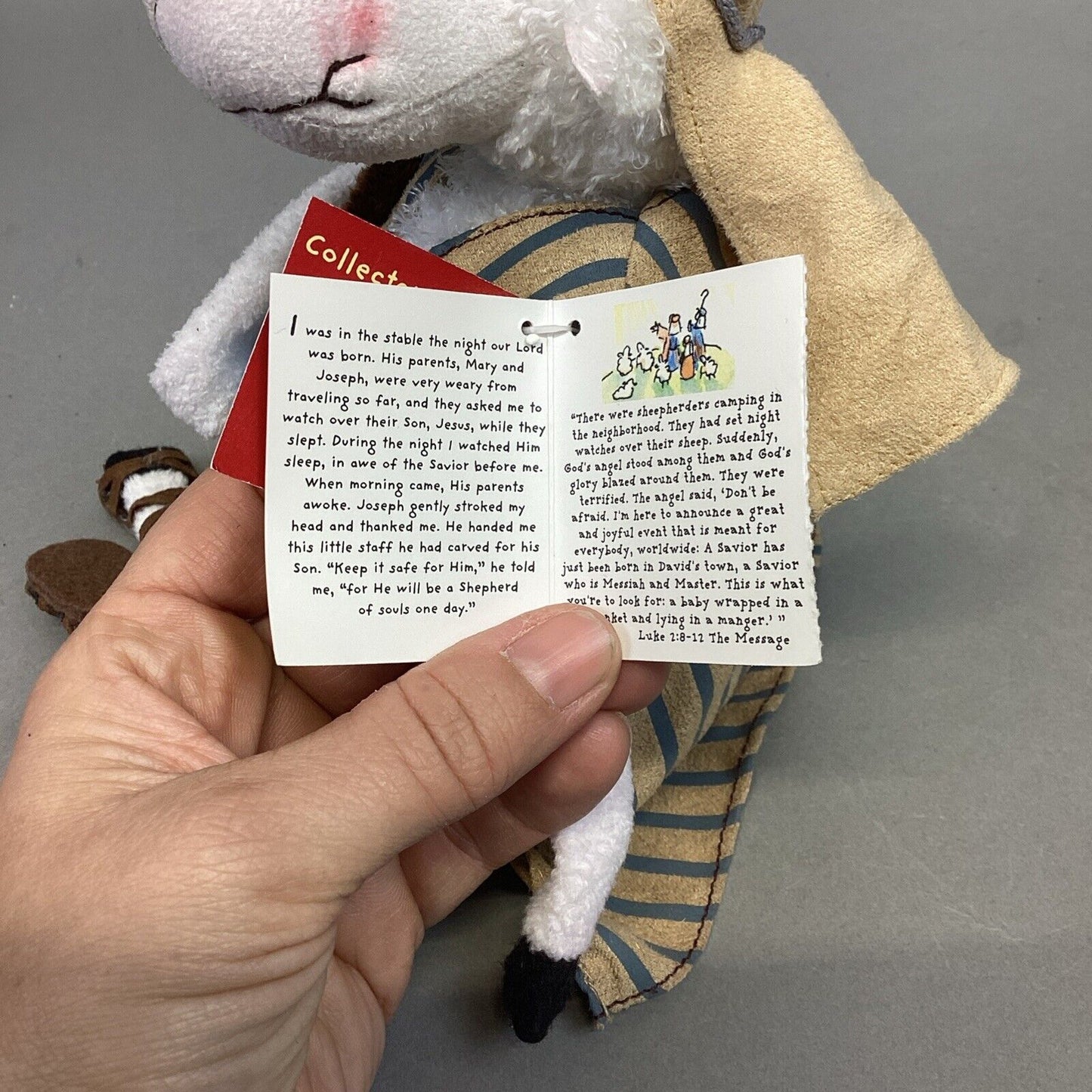 2005 Hallmark Dayspring Really Woolly Jake the Shepherd Sheep Plush W/ Tags