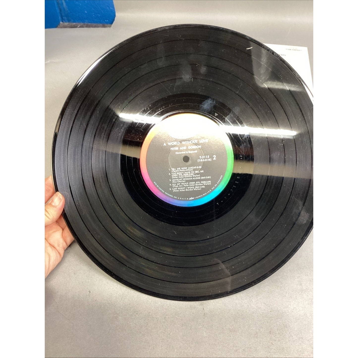 Peter & Gordon / A World Without Love LP Capitol 2115 Mono