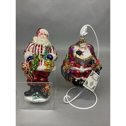 Polonaise Collection Saks 5th Ave Santa + Radko Ring In The Holidays / Damaged
