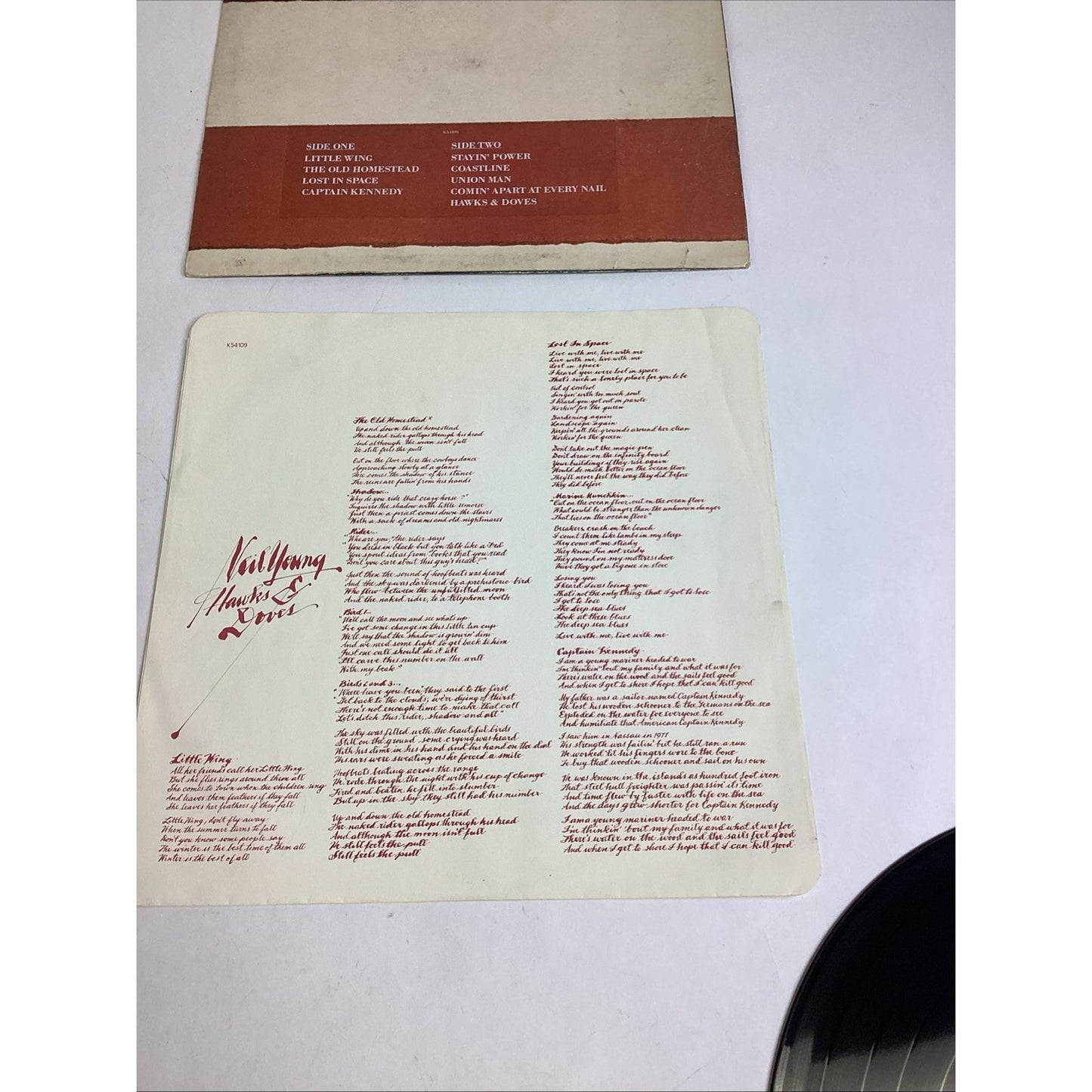 Neil Young~Hawks And Doves~Vinyl LP Album~