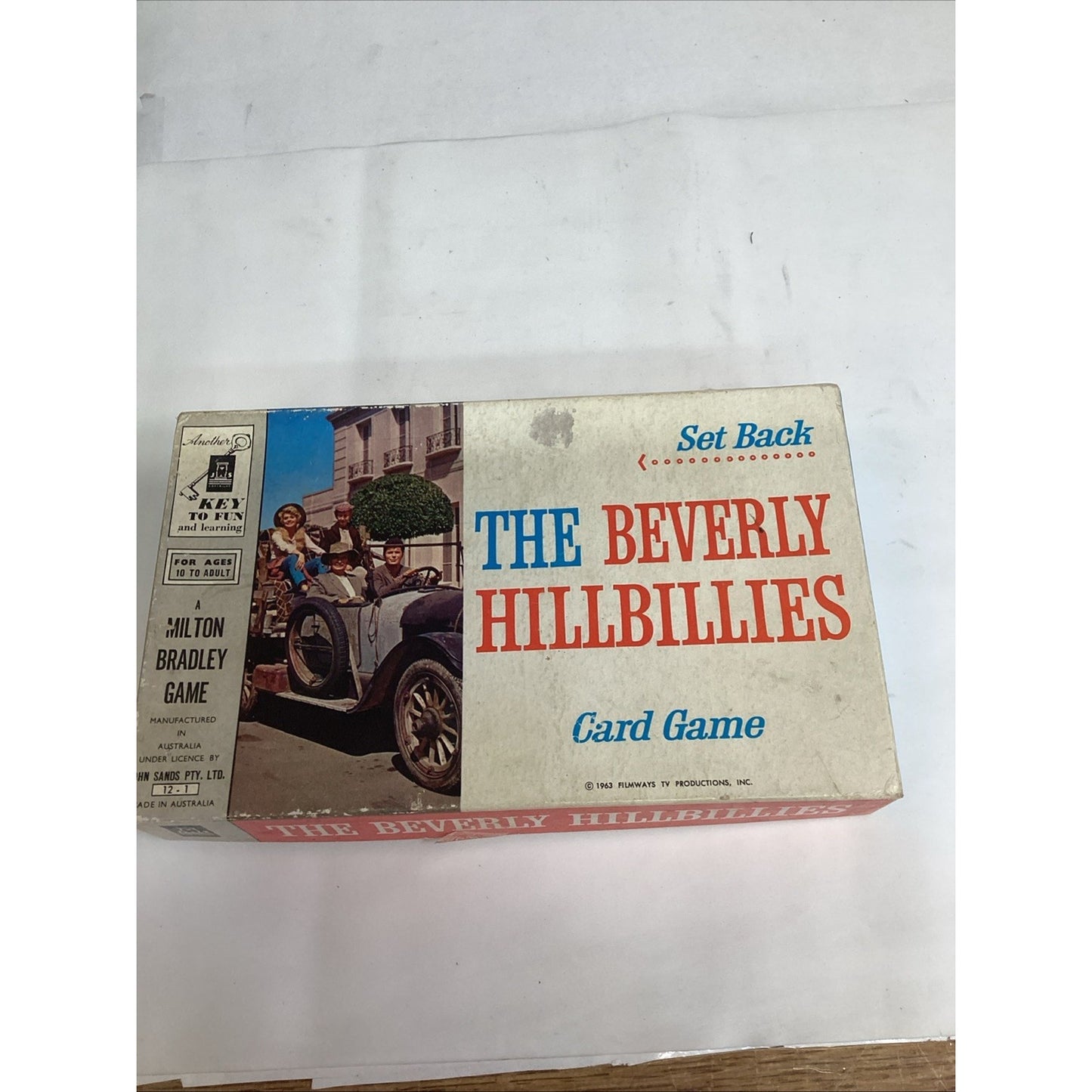 Vintage 1963 The Beverly Hillbillies Set Back Card Game Milton Bradley