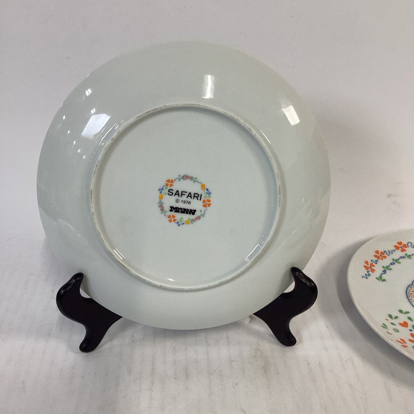 Lot Of 3 Vintage 1976 Seymour Mann Safari Lunch Plates - 8”D