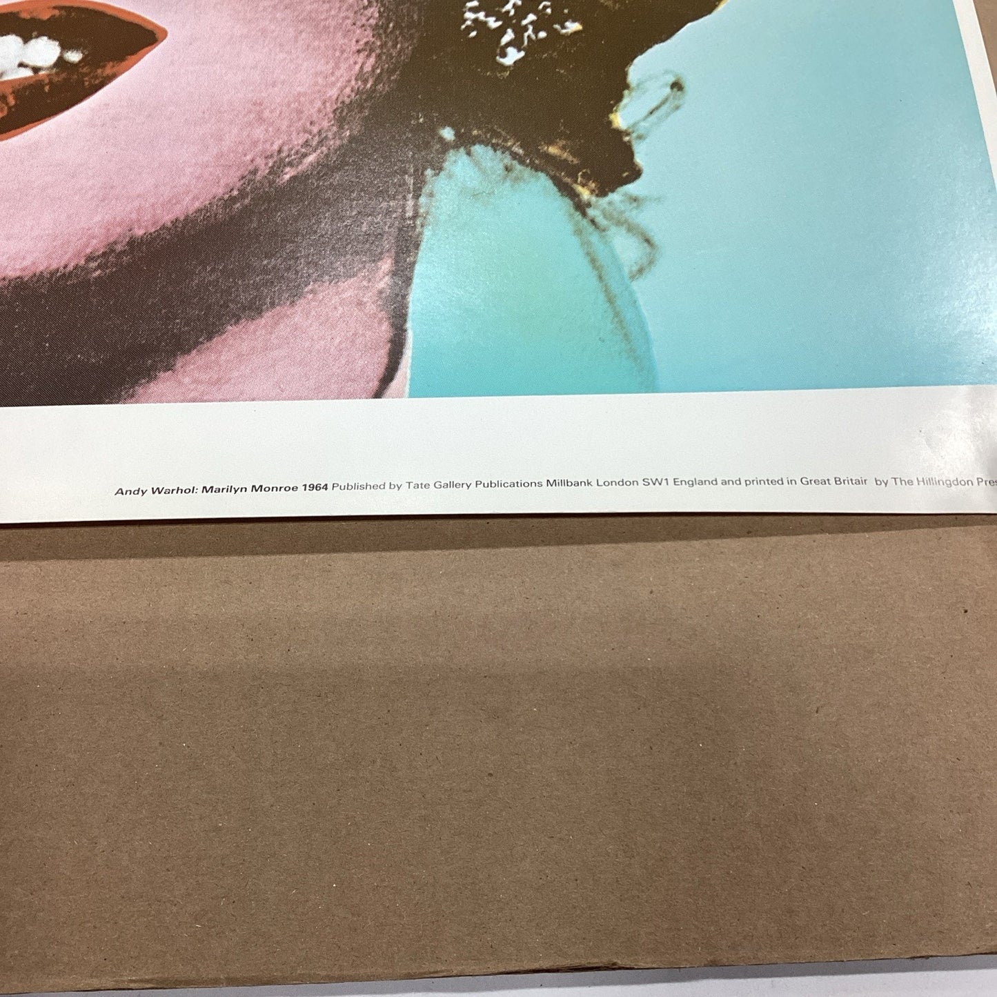 Andy Warhol Tate Gallery Marilyn Monroe Poster Art Print - 30x20” Misprint
