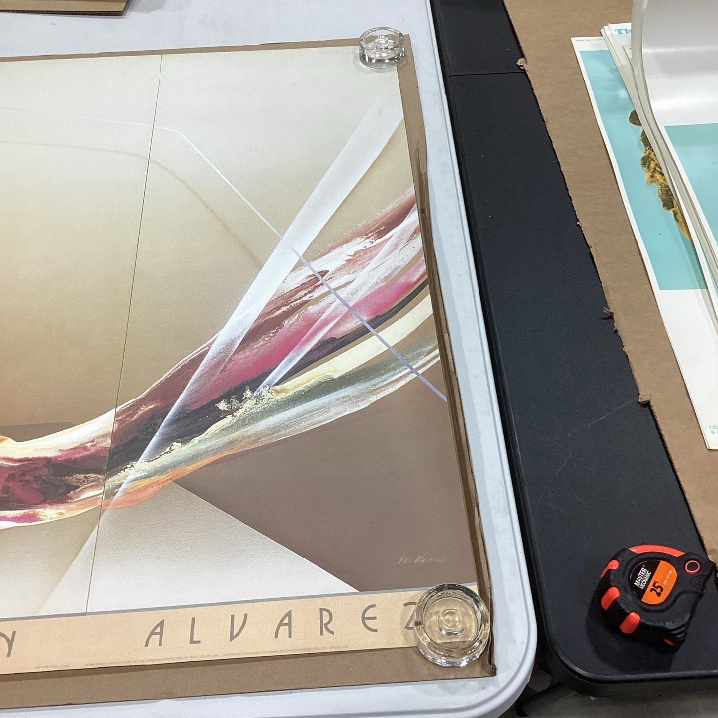 1985 Ella Alvarez Refraction Litho Print - 46x38”