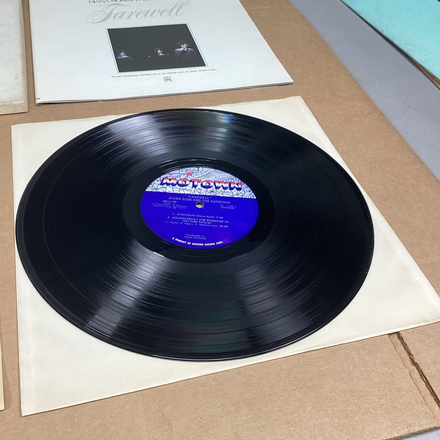 Diana Ross and the Suprmes Farewell Motown 2XLP Box Set W/ Booklet - 1970