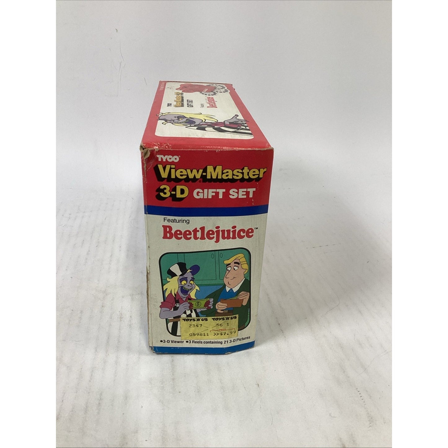 Tyco View Master 3-D Gift Set - Beetlejuice - 3D Viewer, 3 Reels W/ 21 3D Pictur