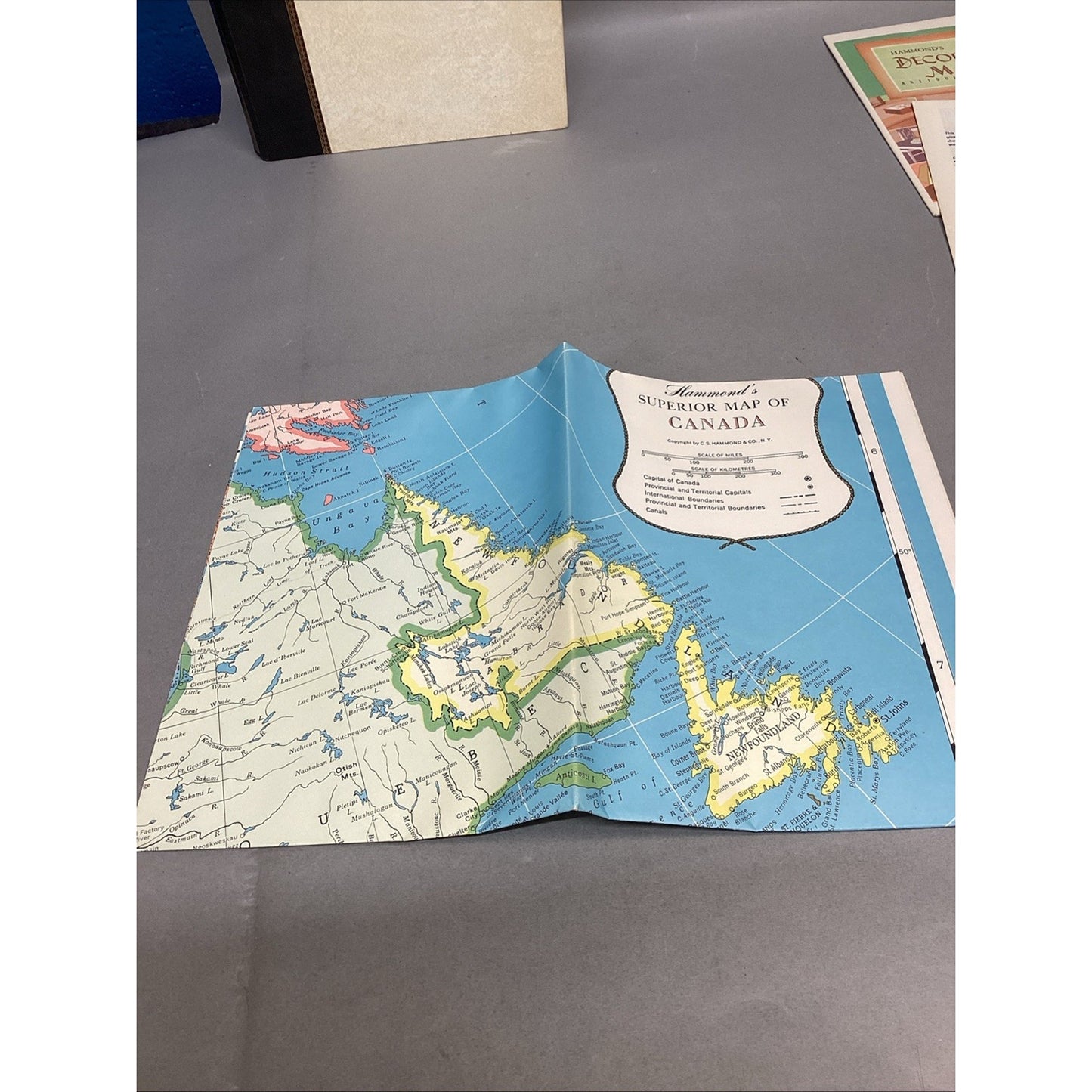 Hammond Deluxe Map Library - US, The World, South America, Asia, Europe, Canada