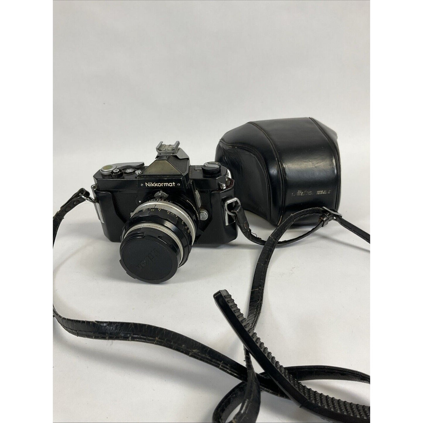 Nikkormat FT3 SLR Film Camera w/ Nikon NIKKOR 50mm f/2 Lens With Case