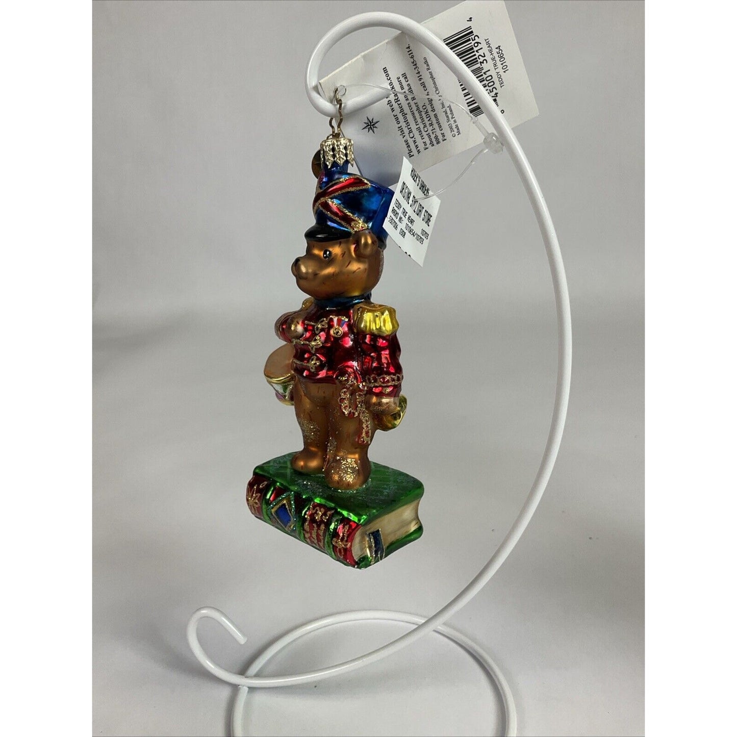 Christopher Radko "Teddy True Heart" Teddy Drummer Ornaments 2003