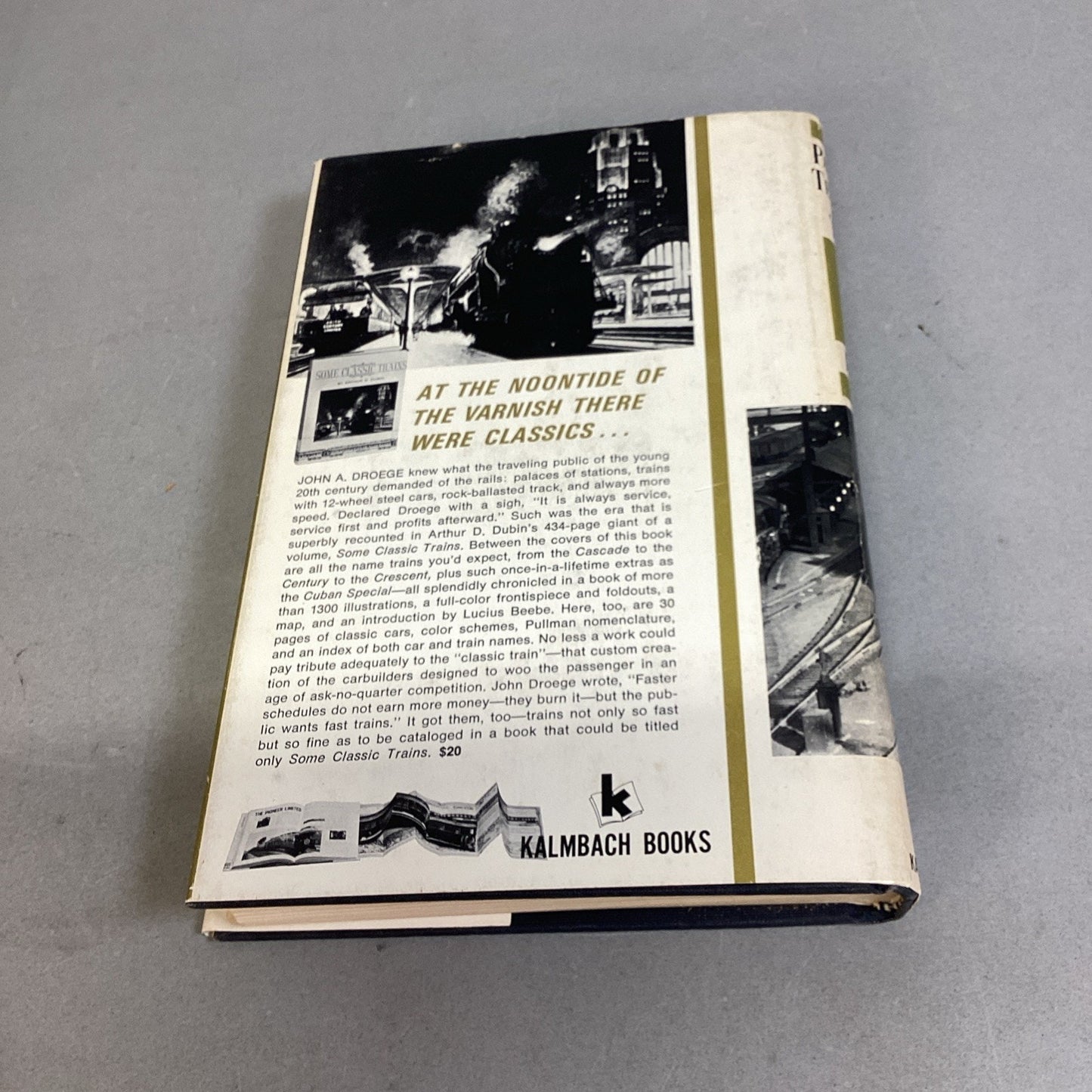 Passenger Terminals and Trains - by Droege - Kalmbach Publishing 1969 Reprint