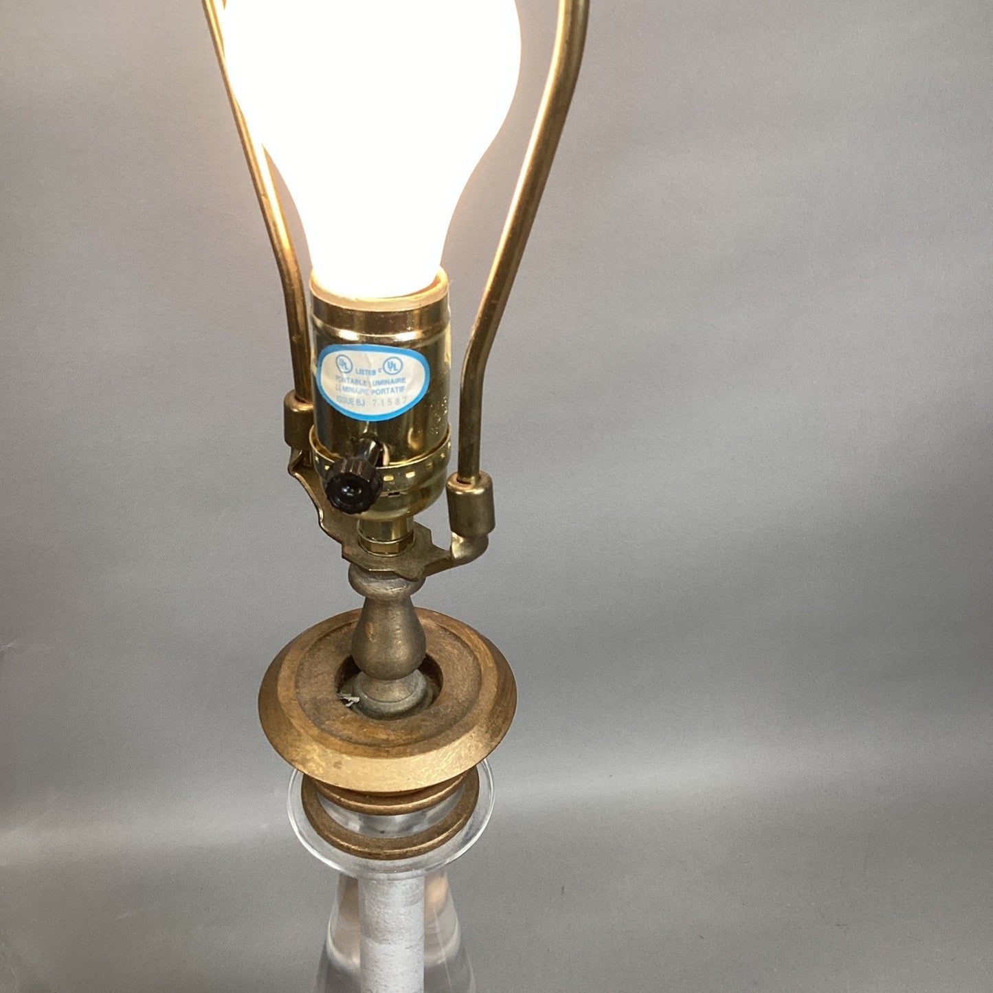 Renaissance 2000 Modern Lucite Lamp - 31.5”H