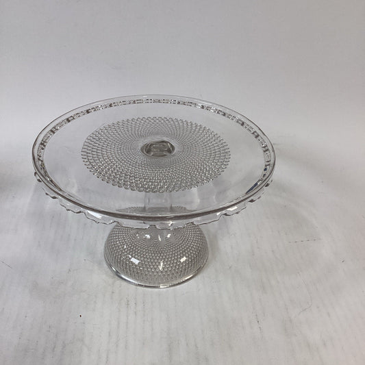 Dewdrop with Star Cake Stand High EAPG Campbell, Jones & Co. 1877