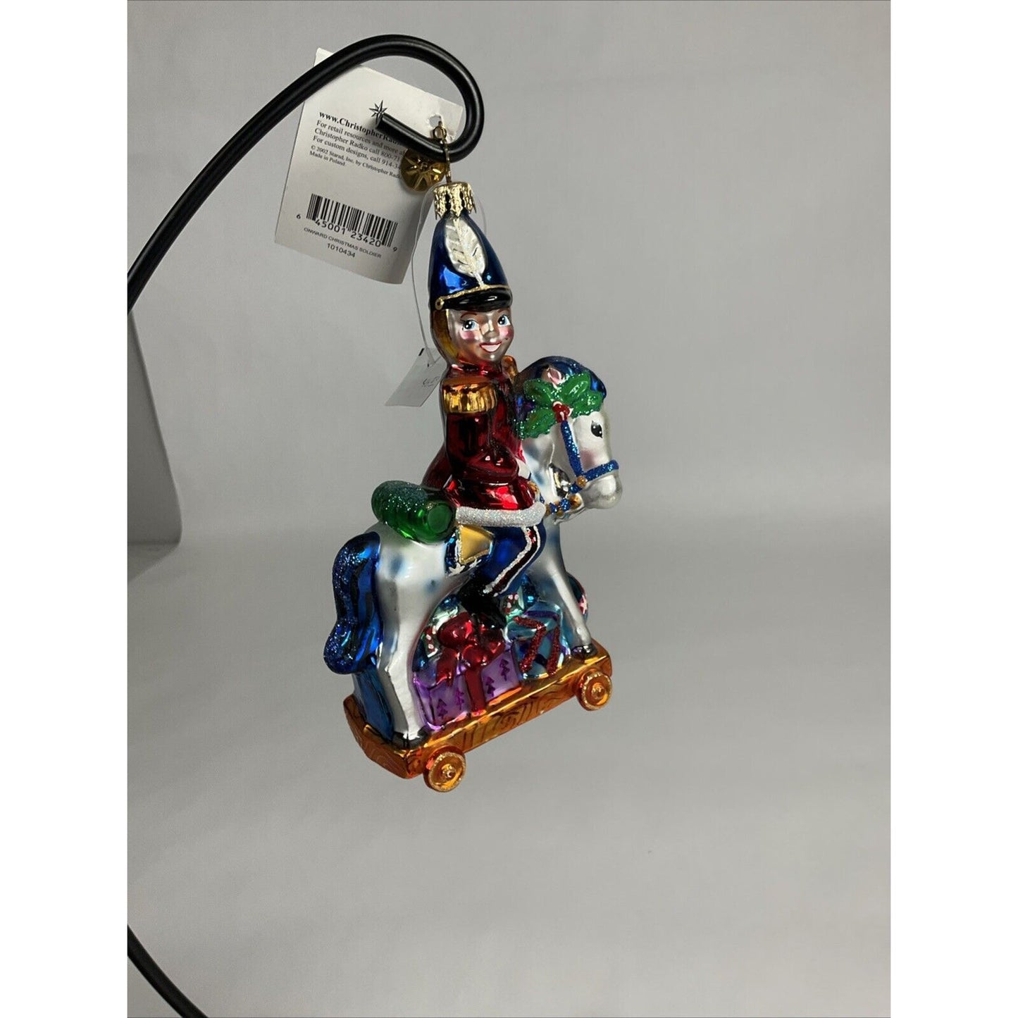 Christopher Radko Onward Christmas Soldier Christmas Ornament