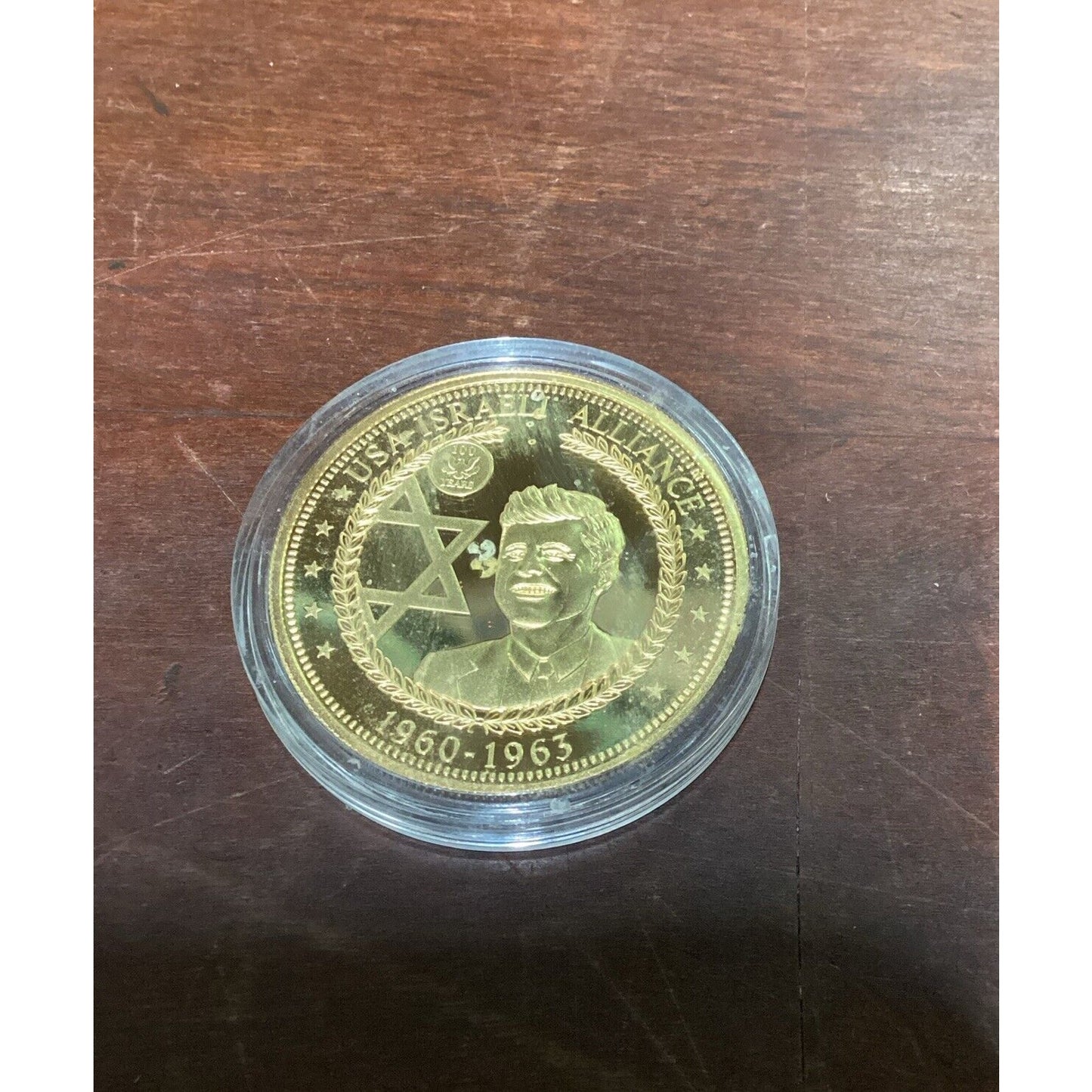 John F Kennedy 100th Anniversary Proof Coin USA-Israeli Alliance Speech