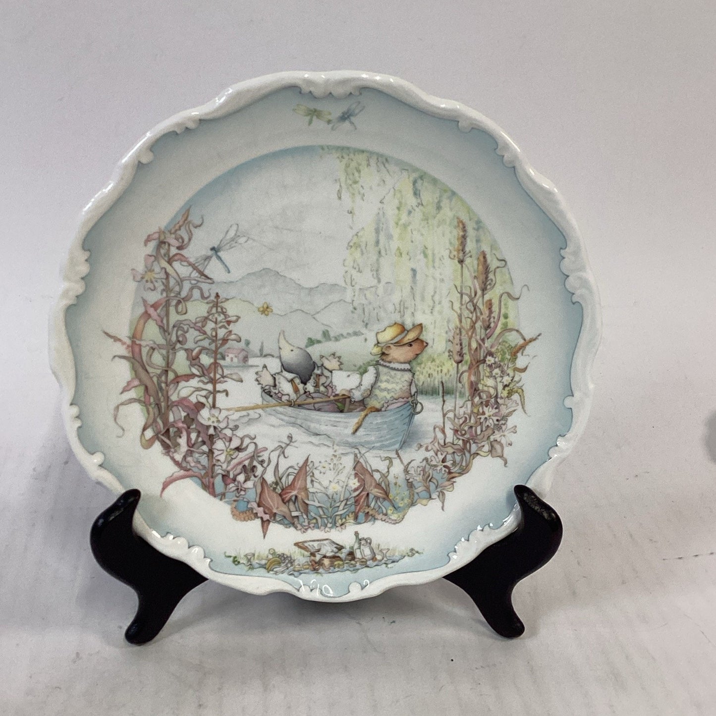 (2) Royal Doulton Wind in the Willows Boating Season 8" Collectible Plates
