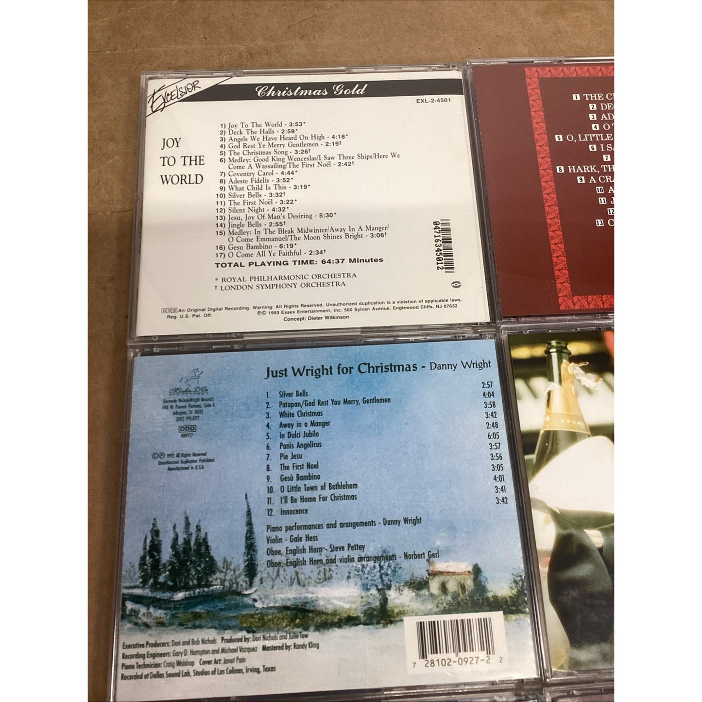 Lot Of 6 Christmas CDs - Handel’s Messiah, Nat King Cole, Danny Wright