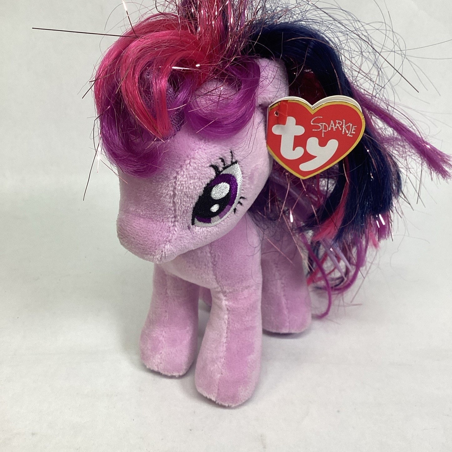 Ty My Little Pony Plush TWILIGHT SPARKLE 10" Plush Horse Toy