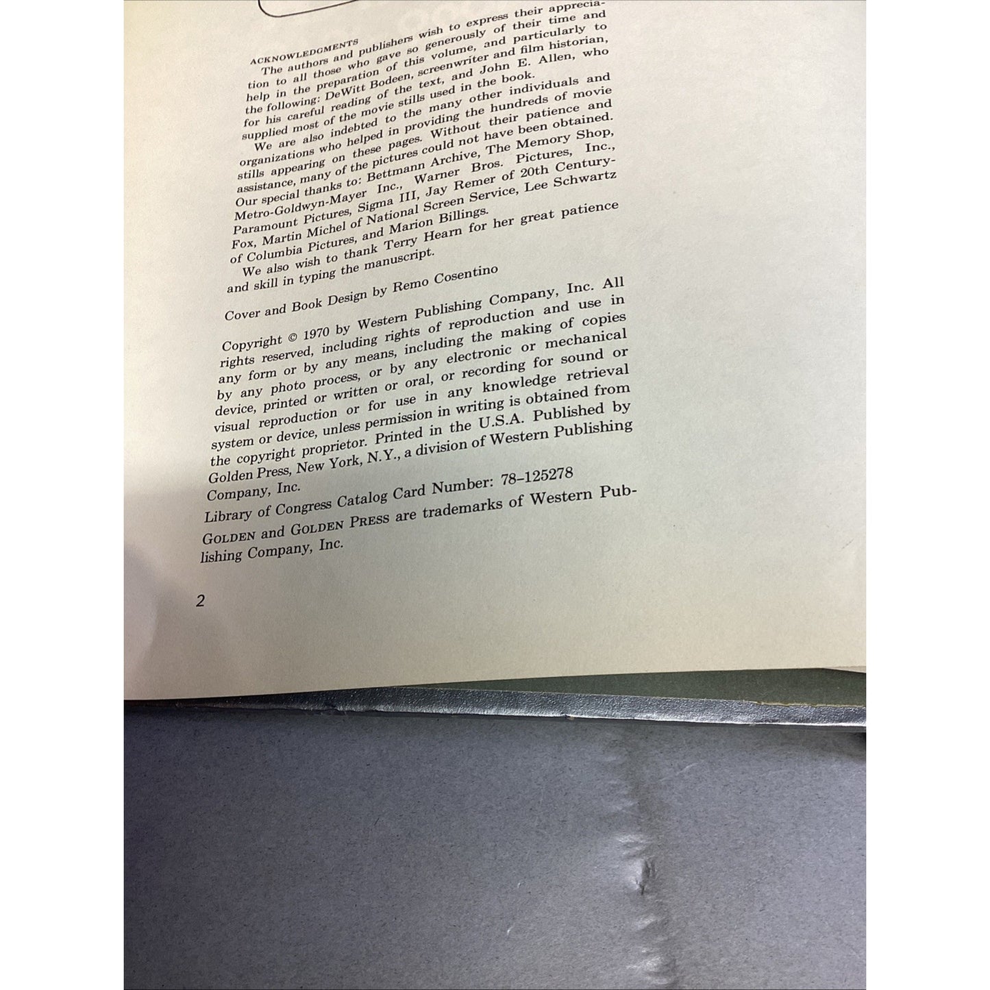 Films in America, 1929-1969 by Martin Quigley - Rare - 1970 - Many Photos