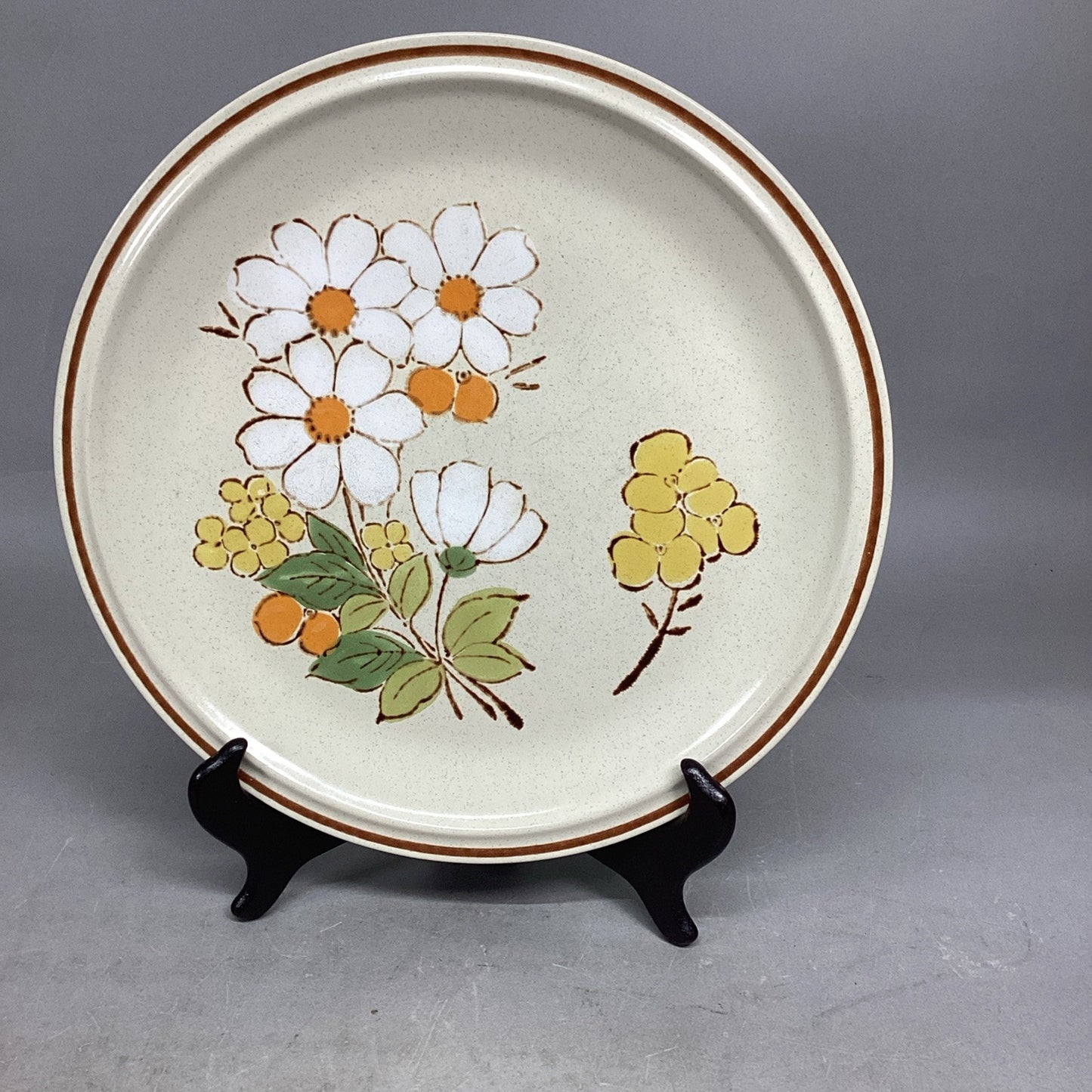 HEARTHSIDE FLORAL EXPRESSIONS 12” Hand Painted Serving Plate Springtime Japan