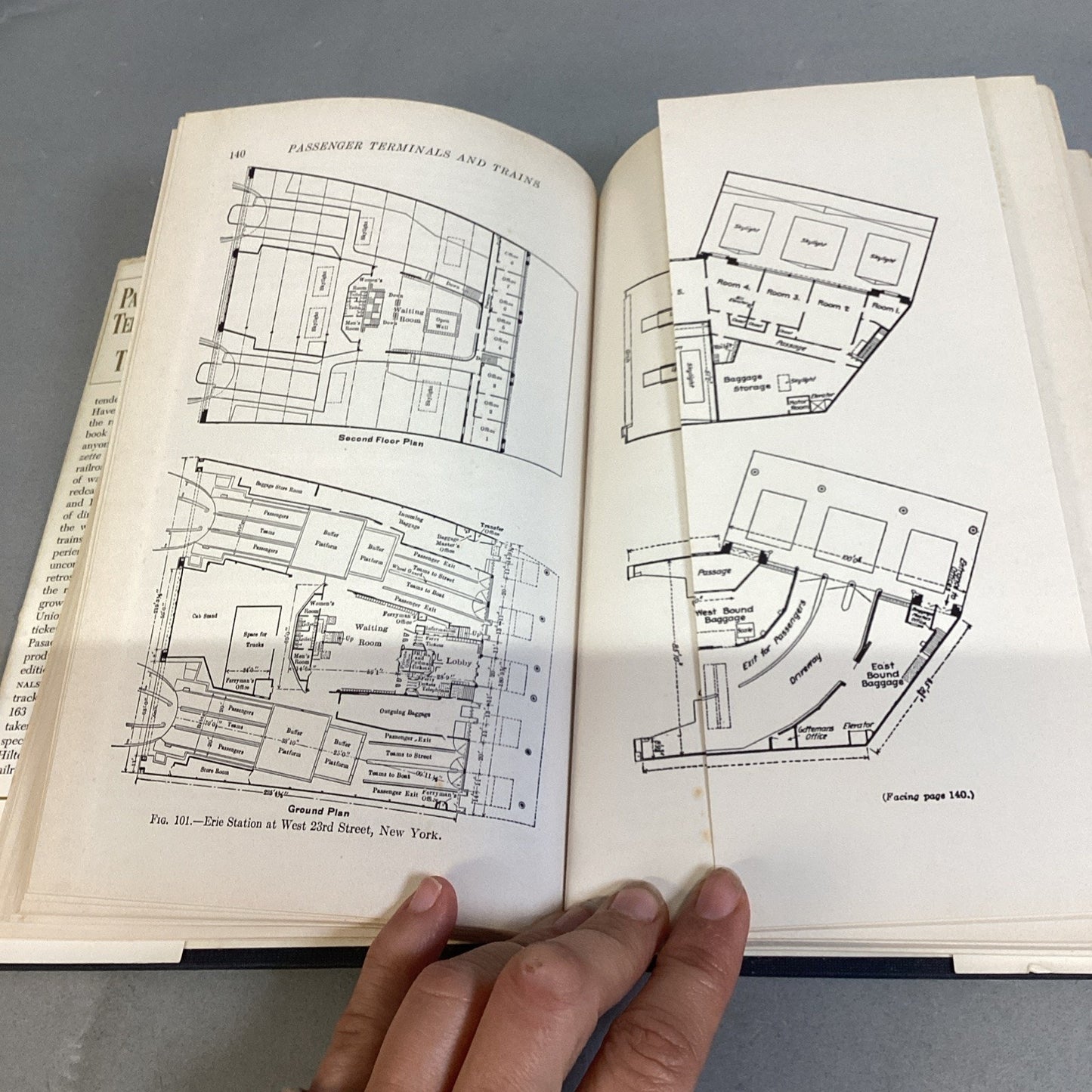Passenger Terminals and Trains - by Droege - Kalmbach Publishing 1969 Reprint