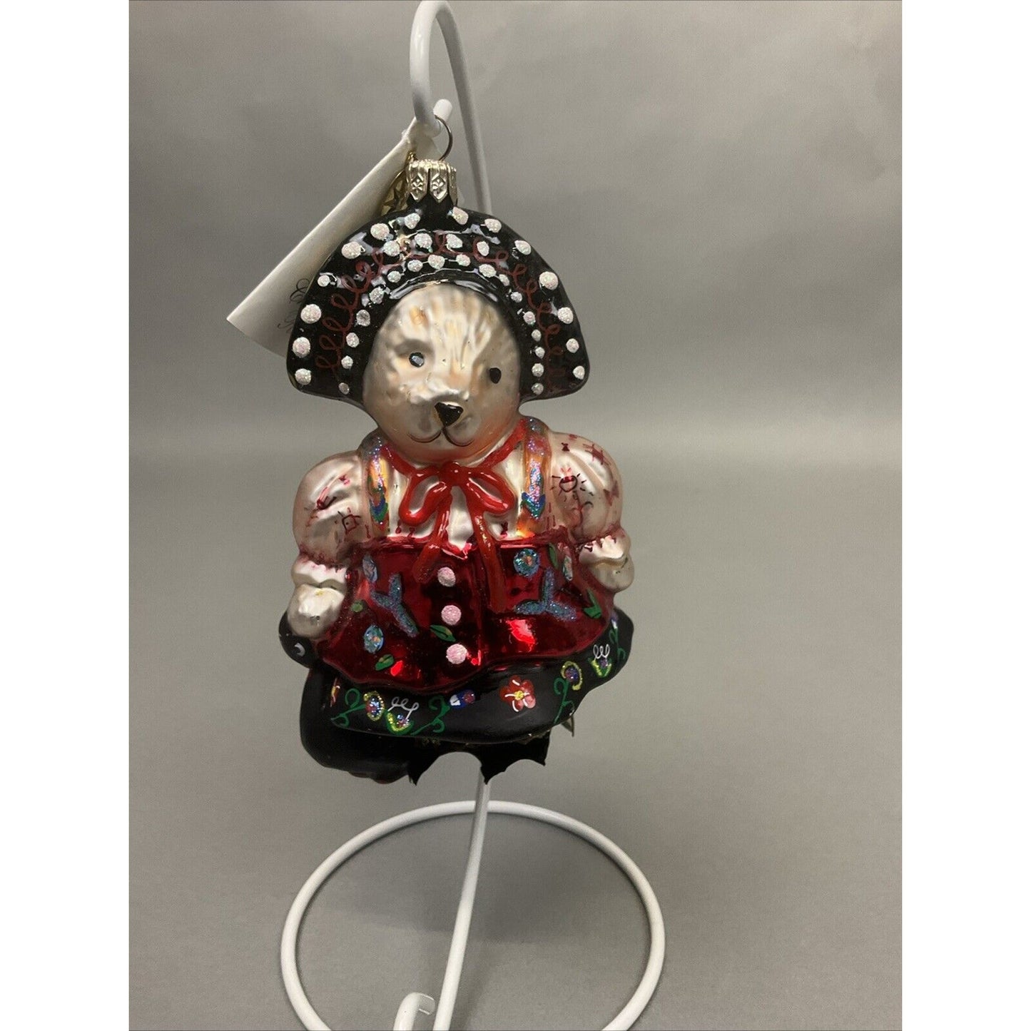 Radko “Rockette” + Czarina Muffina Muffy Vanderhare Bear Ornaments/ Damaged