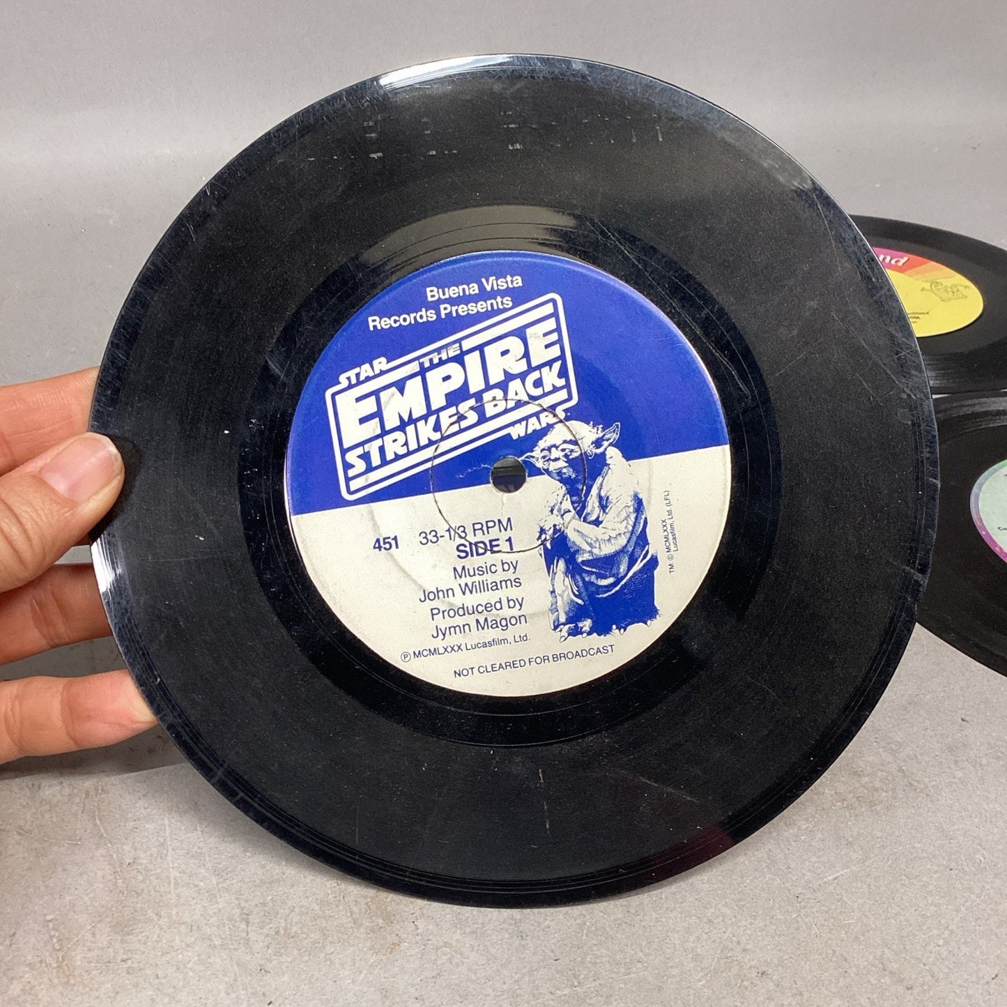 6 Records - Empire Strikes Back, Pete’s Dragon, Mary Poppins, Childs Garden
