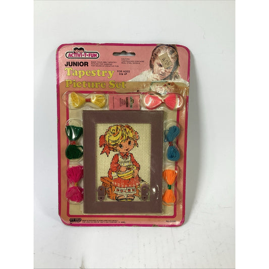 Vintage NOS Galoob Junior Tapestry Picture Set #9220