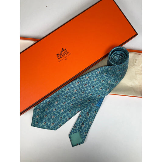 Men’s Hermès Anchor & Sailor Tie REF: 5444 FA | No Box