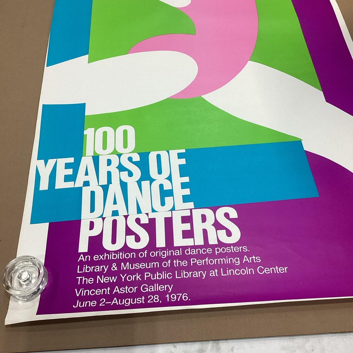 100 Years Of Dance Poster - 1976 - 45.25x29.75”
