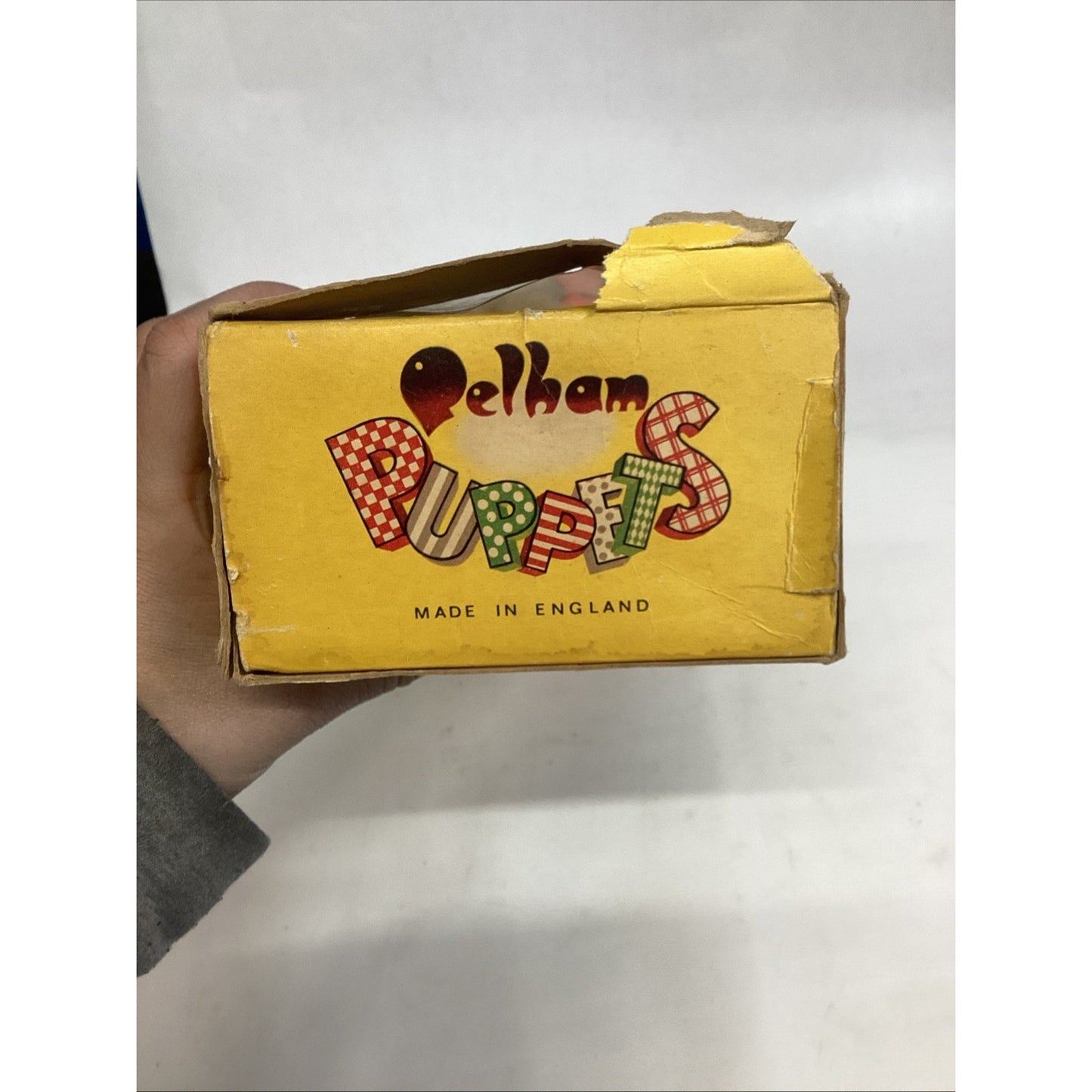 Vintage Rare Pelham "Hansel" Marionette Hand Puppet With Original Box - NOS