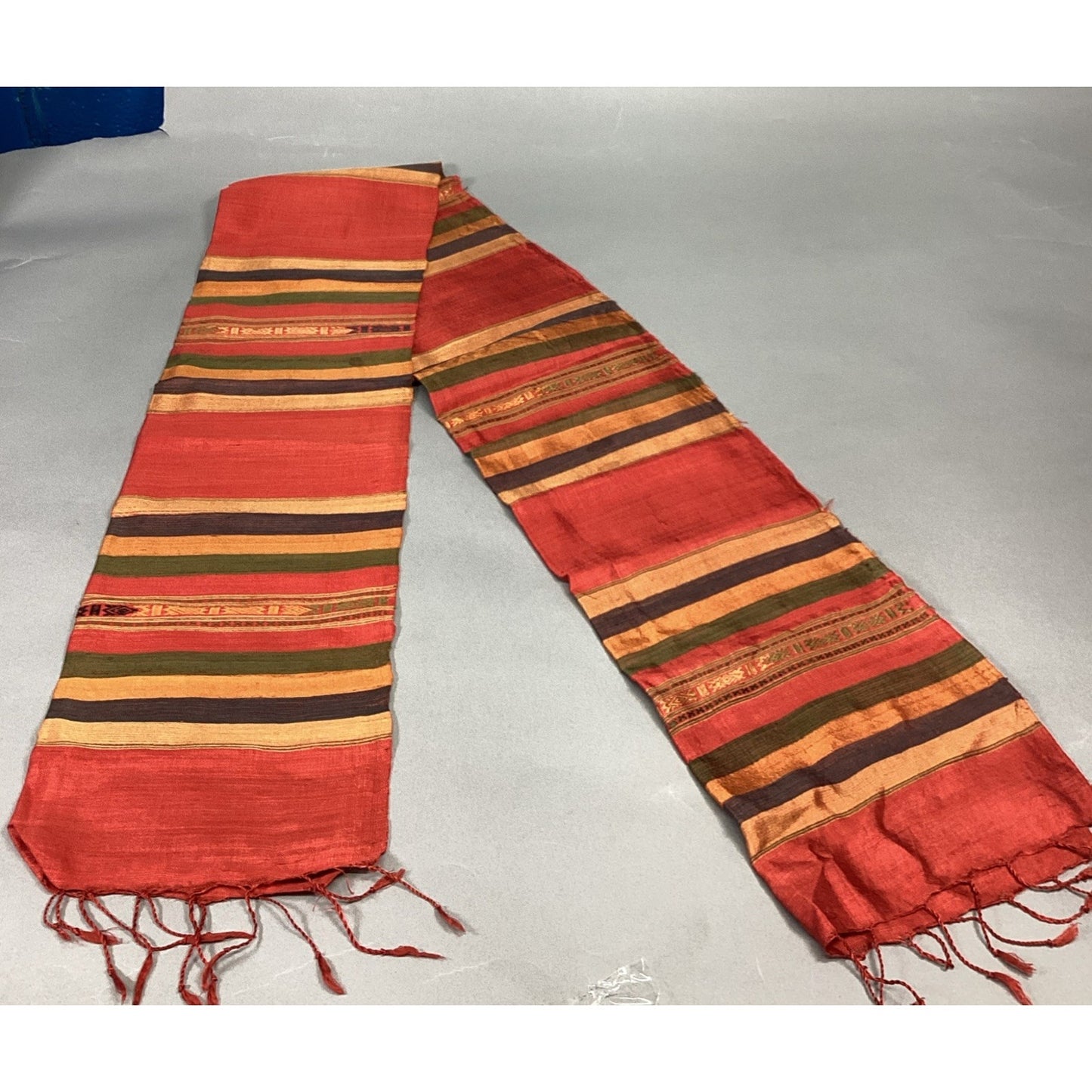 Colorful Striped Women’s Scarf -55x14”