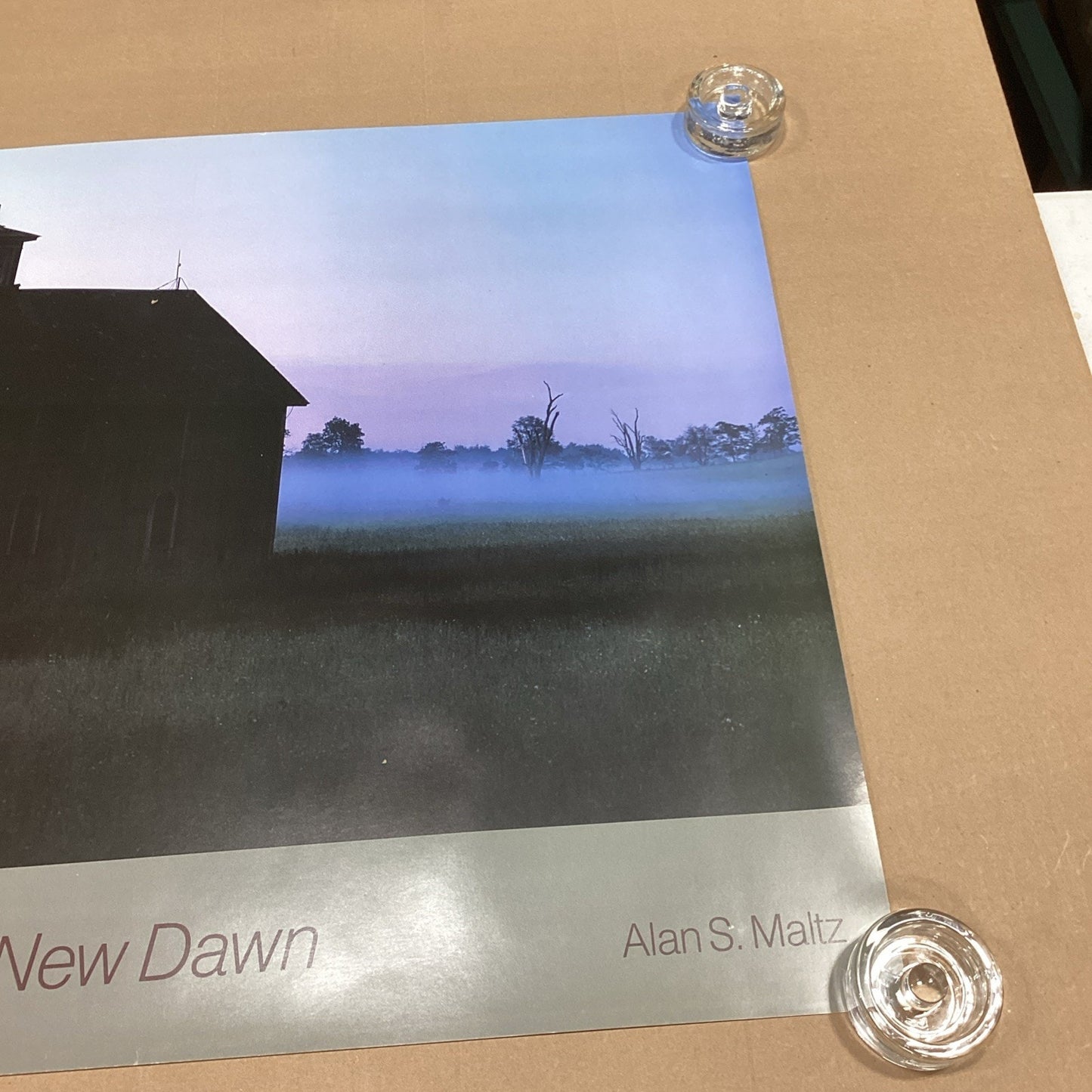 1985 Alan S, Maltz Series One Country Magic New Dawn Poster - 28.75x24”