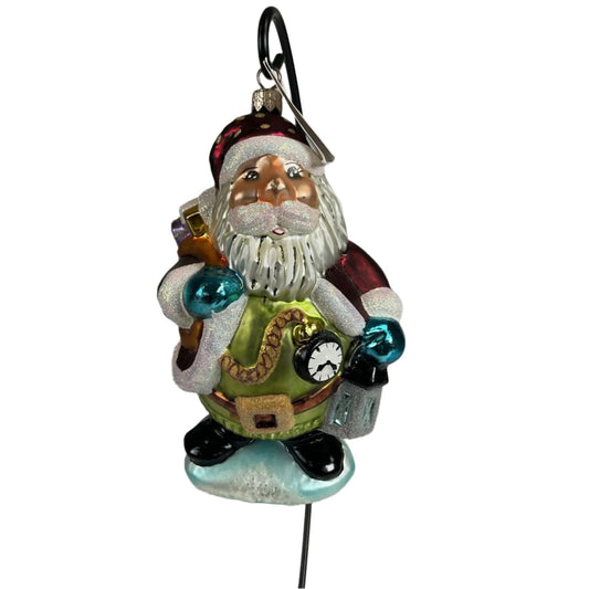 Christopher Radko Vintage Santa Claus Night Watch Christmas Ornament