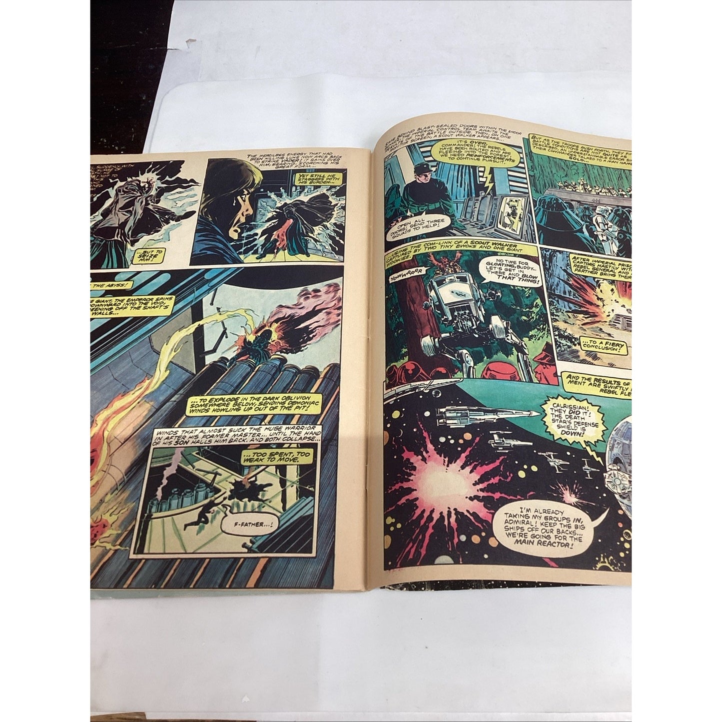 Star Wars Return Of The Jedi Comic Book & Empire Strikes Back Magazine
