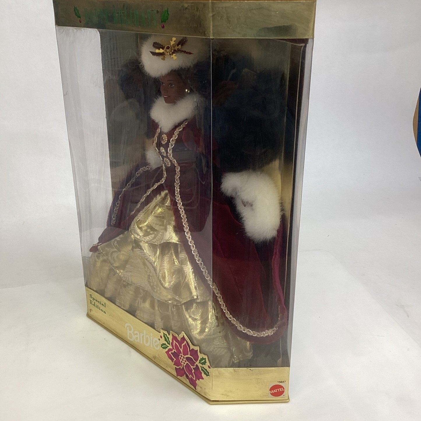 1996 Mattel African American Special Edition Happy Holidays Barbie
