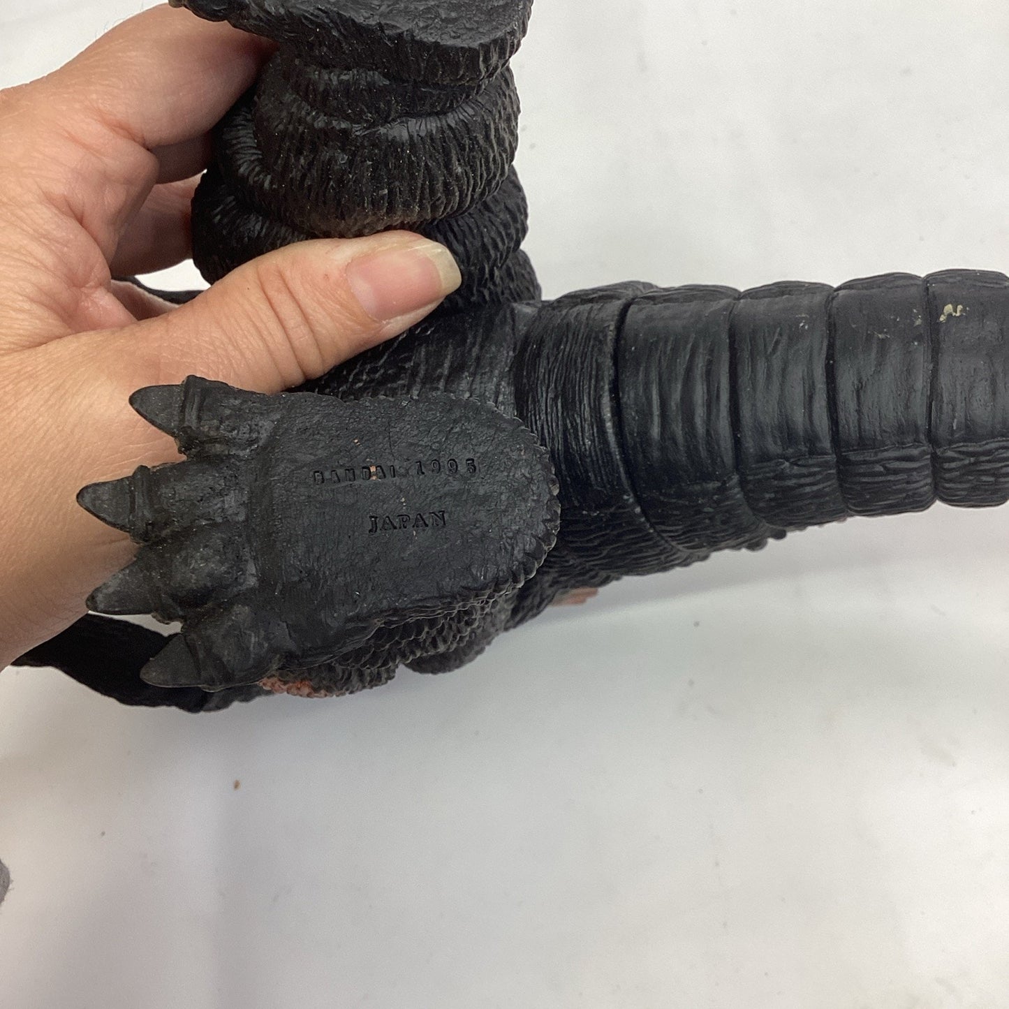1995 Bandai Burning Godzilla vs. Destoroyah Vinyl Body Figure - 8.5”Hx15”L
