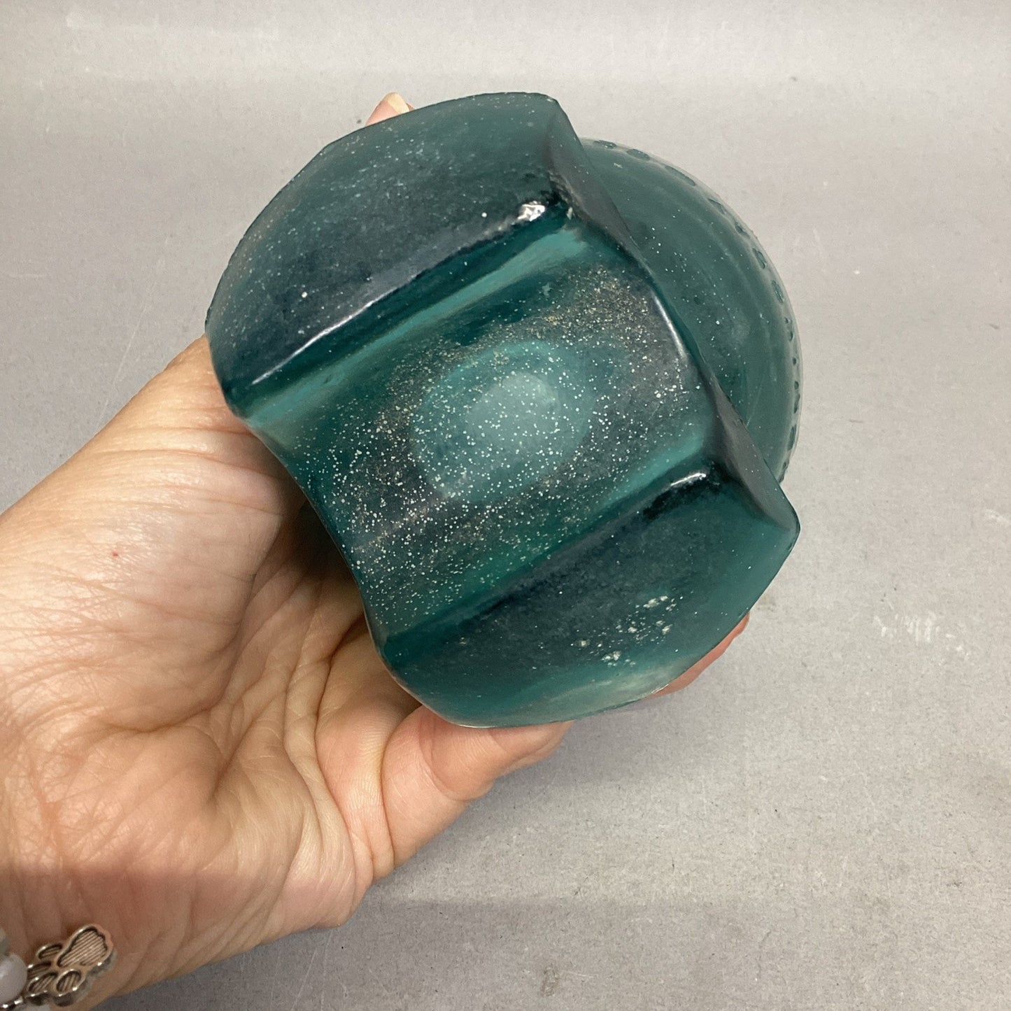 Heminggray #62 Glass Insulator Candle Holder - Made In The USA