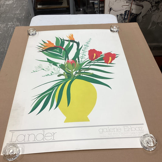 Galerie El Baz Lander - Floral Poster - 39.5x27.25”