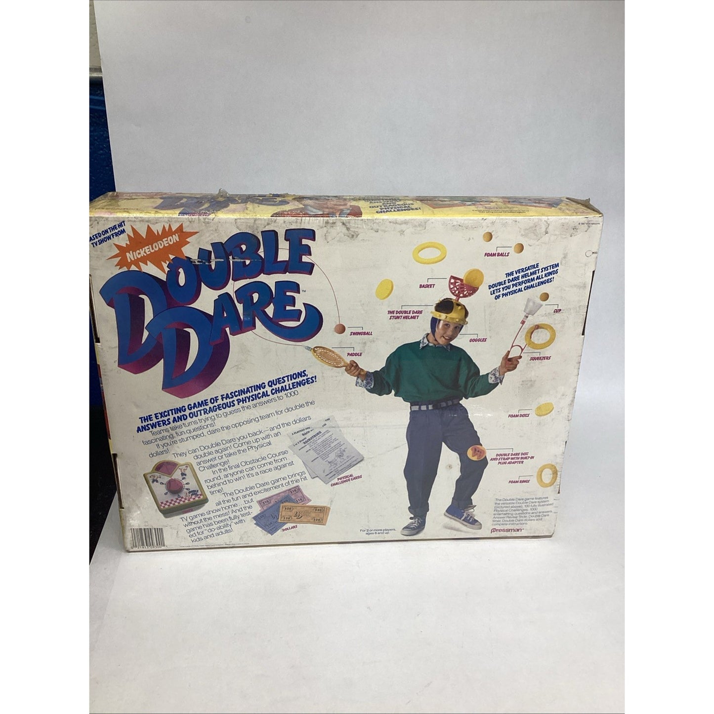 New Sealed 1987 Vintage Pressman DOUBLE DARE Nickelodeon Board Game Based On TV