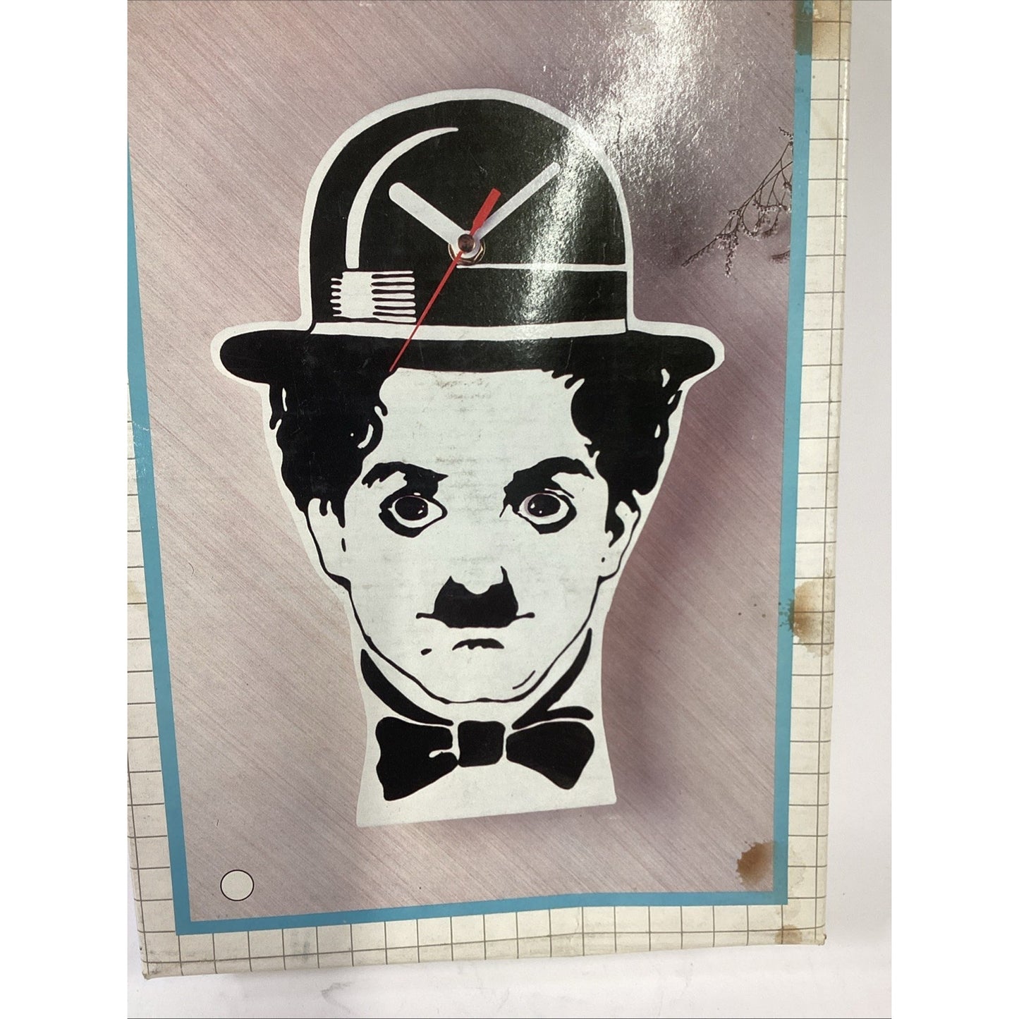 Vintage Charlie Chaplin Pendulum Clock - NOS