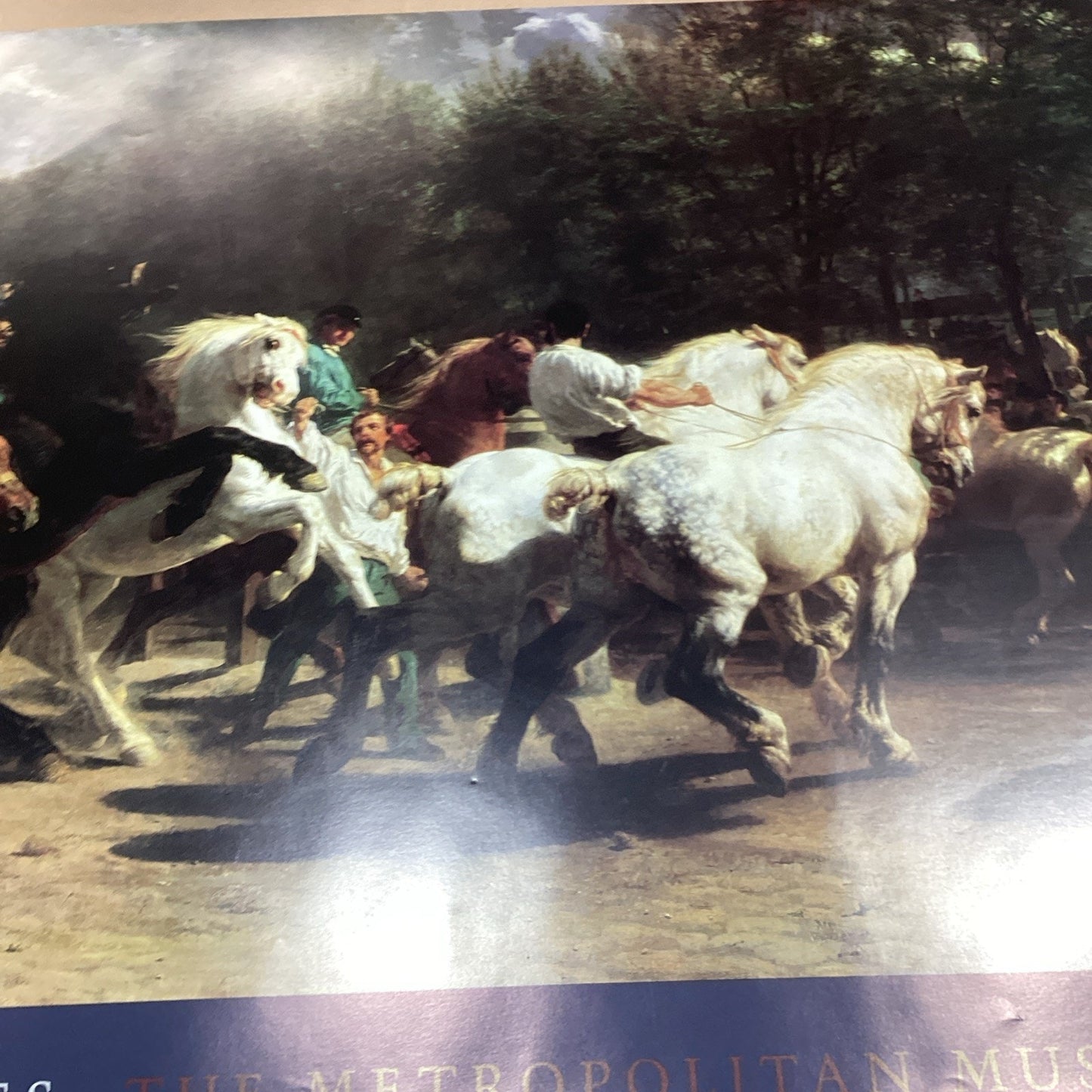 The Andre Meyer Gallery The Horse Fair Art Poster - 48.5x26”