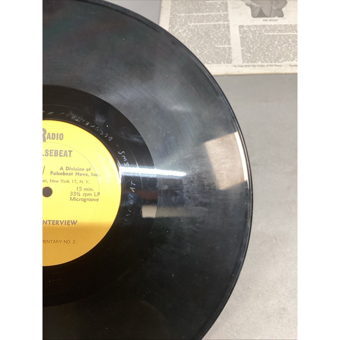 The American Tour With Ed Rudy Original LP Record