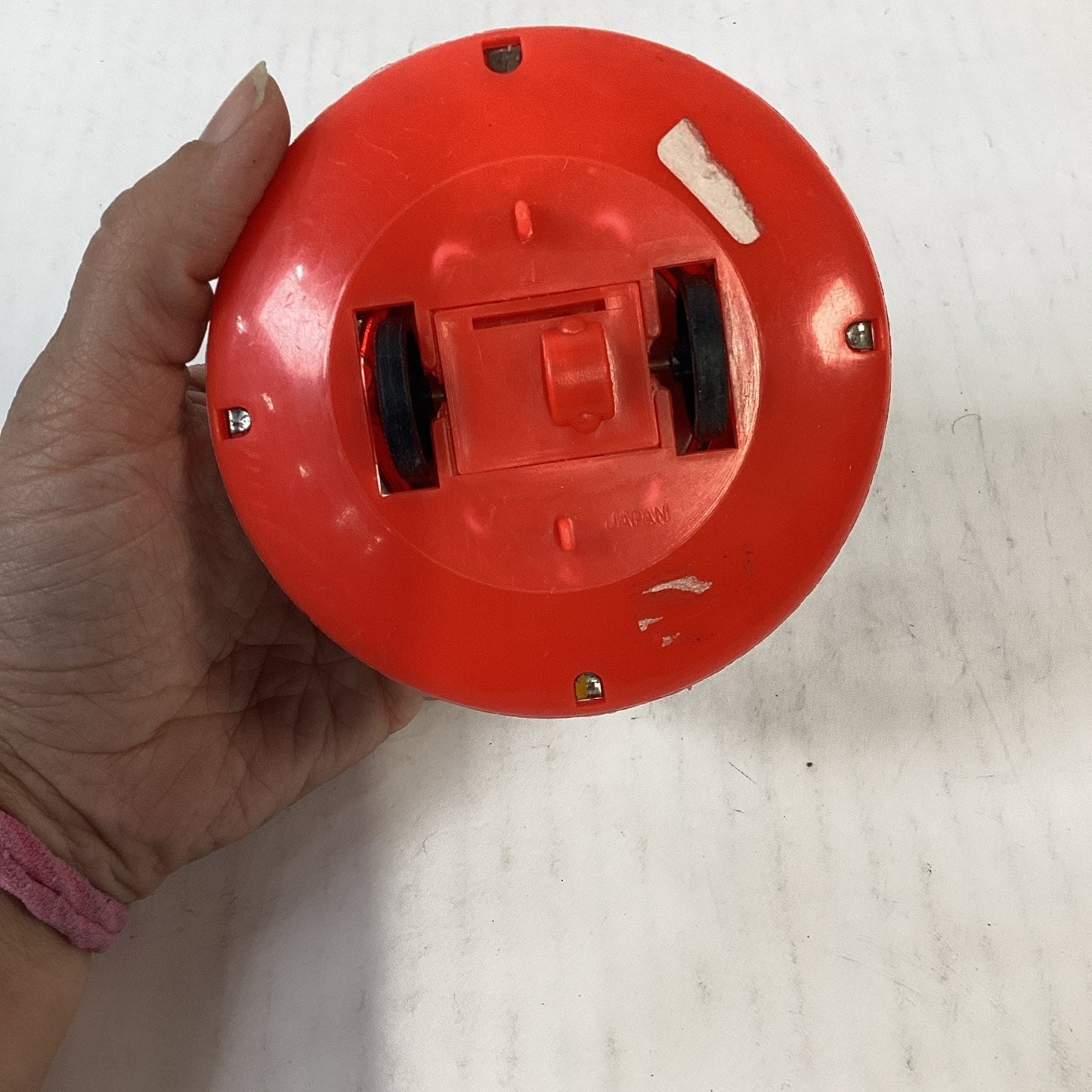 Vintage 1960’s Japanese Tin Litho Friction UFO Spaceship W/ Flashing Red Light