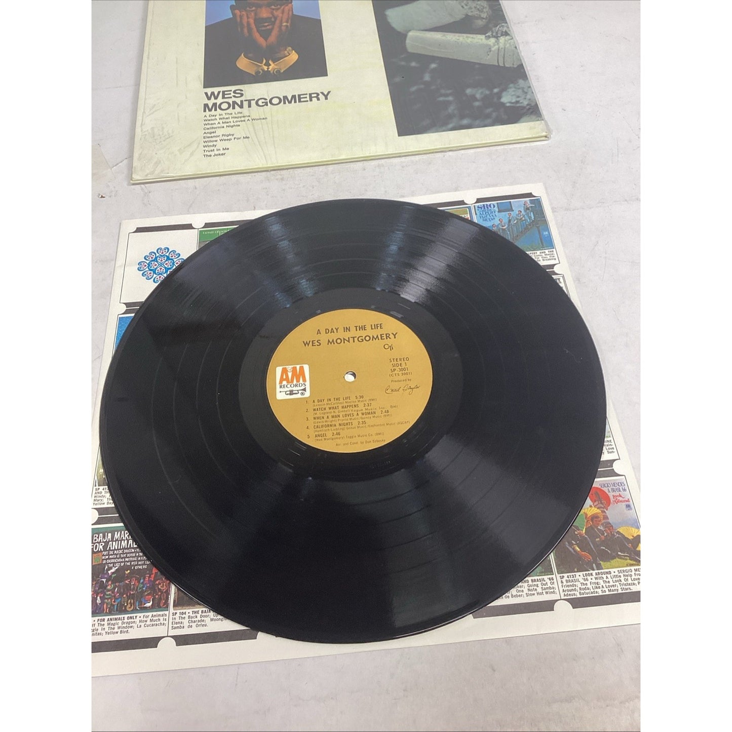 WES MONTGOMERY - A DAY IN THE LIFE Vinyl Record